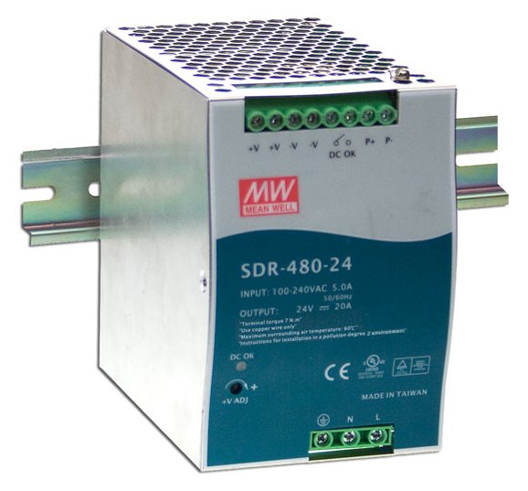 Meanwell MEAN WELL Stromversorgung - 480 W - 90 - 264 V - 720 W - 47 - 63 Hz - Aktiv - 14 ms