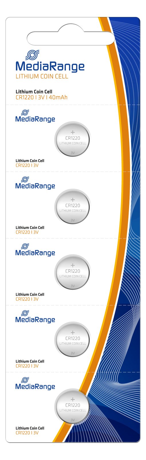 MEDIARANGE Batterie 5 x CR1220 - Li-Ion - 40