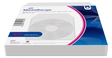 MEDIARANGE CD-/DVD-Hülle - Kapazität: 2 CD/DVD - durchsichtig (Packung mit 50) von LumaTech