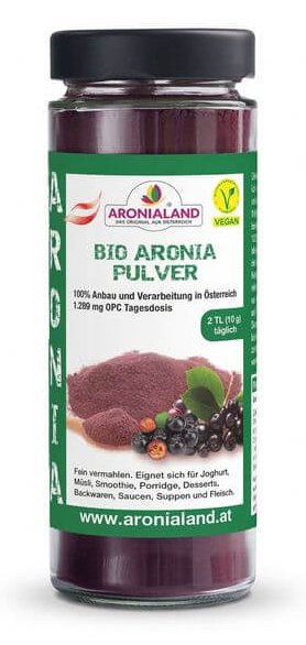 Bio Aronia Pulver 185g (1289 mg OPC/ 2 TL)