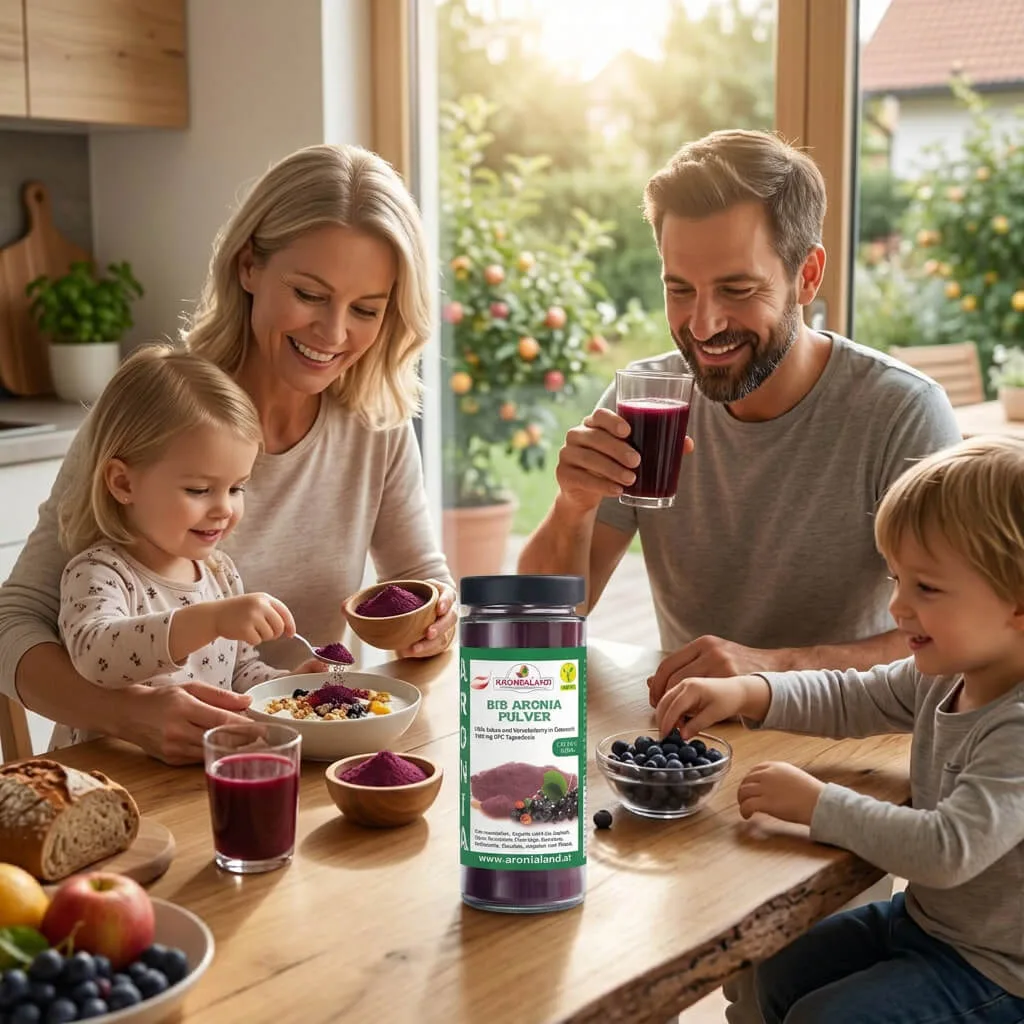 Bio Aronia Pulver 185g (1289 mg OPC/ 2 TL), Ansicht 3