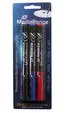 MEDIARANGE Permanent Marker-Set - Permanentmarker-Set für CD/DVD - Schwarz, Blau, Rot (Packung mit 3), Ansicht 2