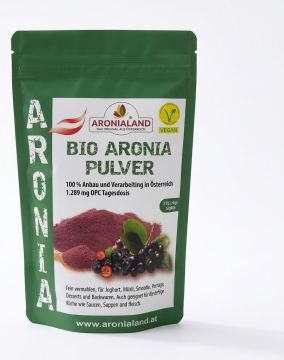 Bio Aronia Pulver 750g (645mg OPC/ TL)