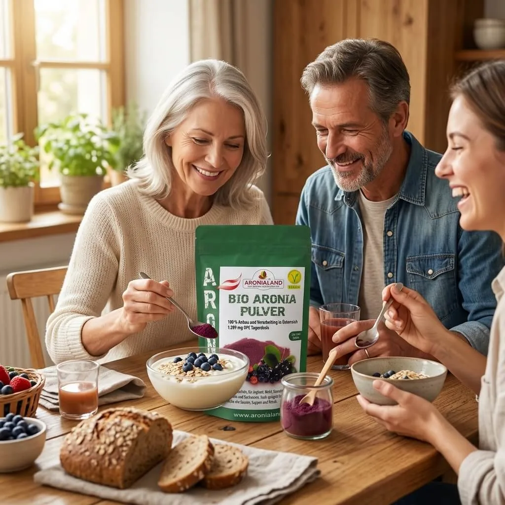 Bio Aronia Pulver 750g (645mg OPC/ TL) — Bild 4