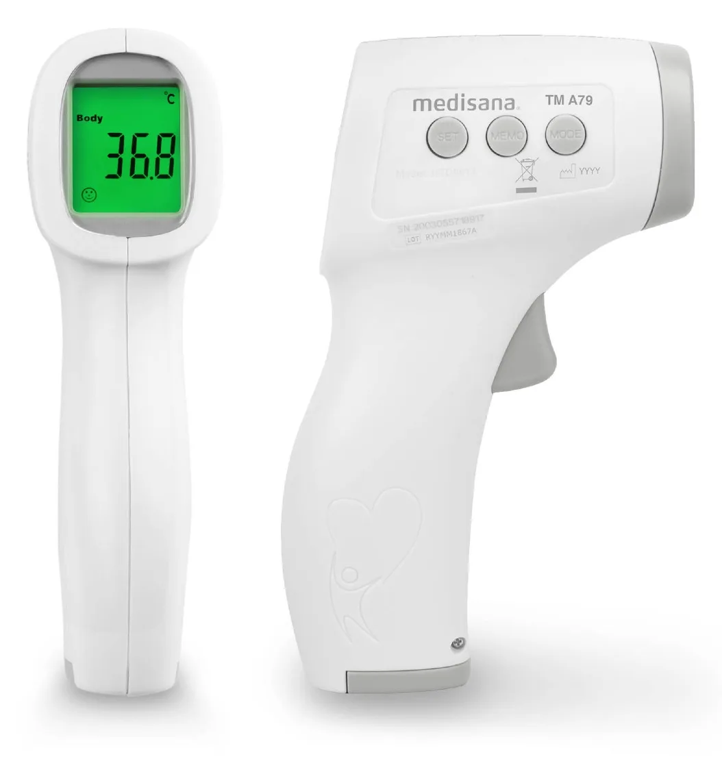 Medisana GmbH Medisana TM A79 - Fernabtastthermometer - Grau - Weiß - Universal - Tasten - °C,°F, Ansicht 2