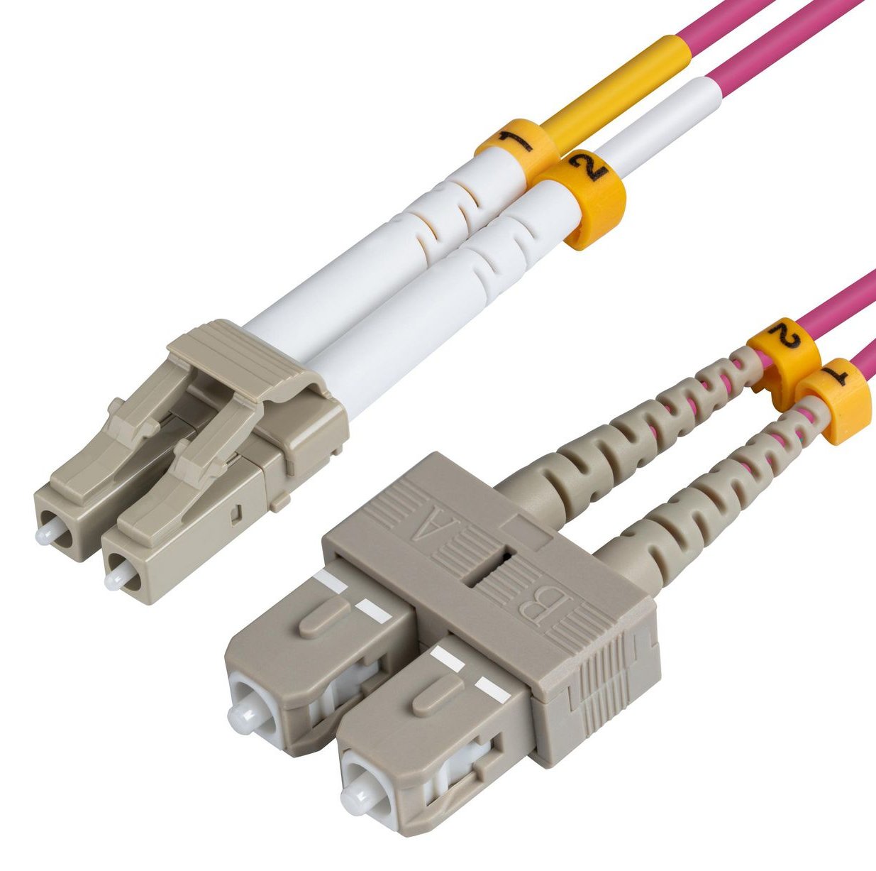 MicroConnect 5m LC/PC-SC/PC 5m LC/PC SC/PC Violett Glasfaserkabel
