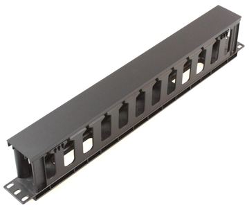 MicroConnect Cable Management - Kabelmanagement - Schwarz - 1U - 48.3 cm (19) von LumaTech