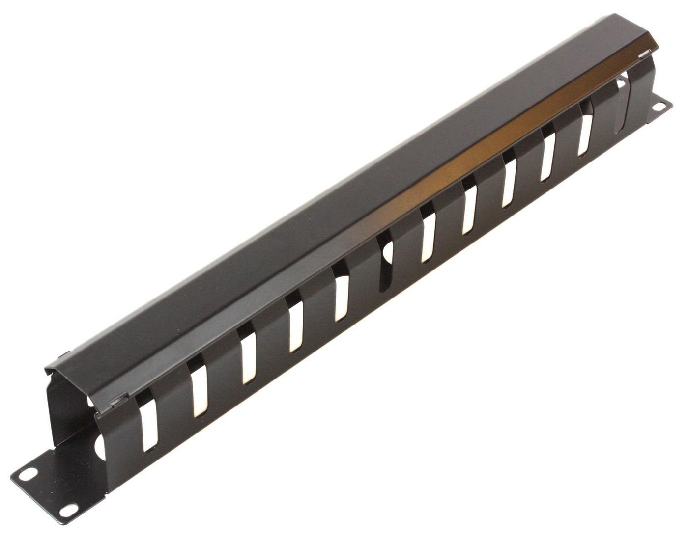MicroConnect Cable Management - Kabelmanagement - Schwarz - 1U - 48.3 cm (19)