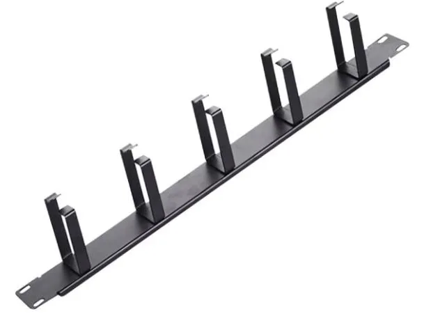 MicroConnect Cable Management D-Ring - Kabelmanagement - Schwarz - 1U - 48.3 cm (19), Ansicht 2