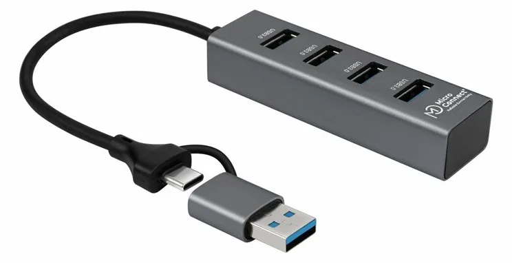 MicroConnect Hub - 4 x USB 3.2 Gen 1 - Desktop, Ansicht 2