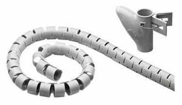 MicroConnect Kabel - Organizer - 2.5 m - Grau