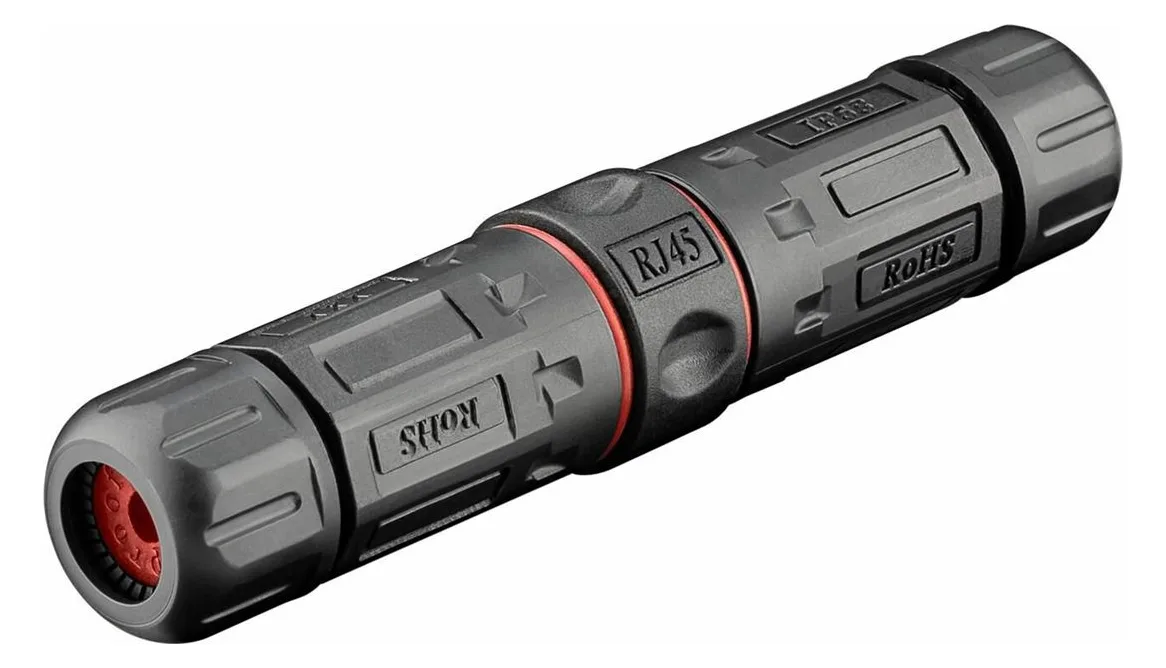 MicroConnect KON523 - RJ45 - Schwarz - Cat6 - IP68 - 10 g - 1 Stück(e), Ansicht 4