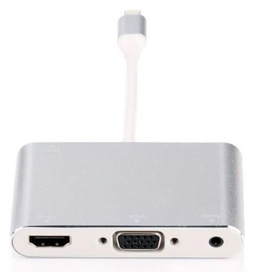 MicroConnect LIGHT-HUB4 - Lightning - 3.5mm - 480 Mbit/s - Silber - 0,1 m - China von LumaTech