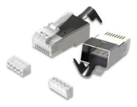MicroConnect Modular Connector RJ45 Cat8.1 FTP 50pcs