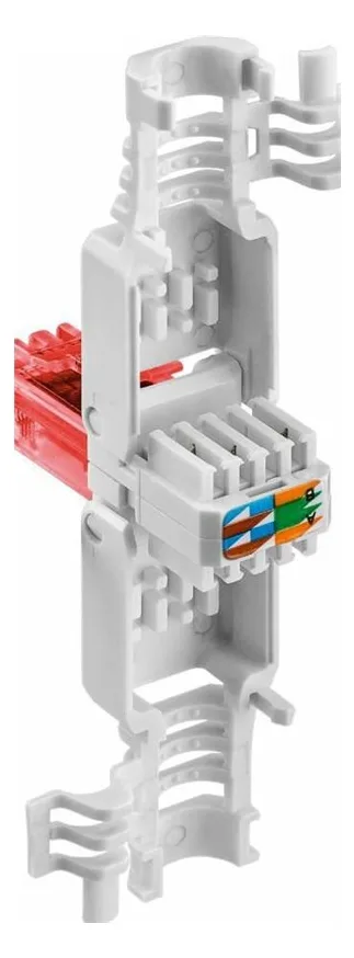 MicroConnect Modular Plug - Netzwerkanschluss - RJ-45 (M) - Cat6 weiß, Ansicht 2