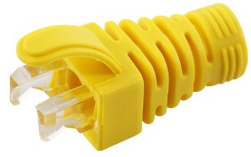 MicroConnect Netzwerkkabel-Knickschutz - Gelb (Packung mit 100) von LumaTech