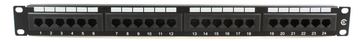 MicroConnect Patch Panel - CAT 6 - UTP - Schwarz - 48.3 cm (19) von LumaTech