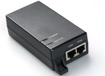 MicroConnect POEINJ-15W - 10 Gigabit Ethernet - 10 Mbit/s - 10/100 - IEEE 802.3af - Cat5 - Schwarz von LumaTech