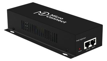 MicroConnect POEINJ-30W-UK - 10 Gigabit Ethernet - 10 Mbit/s - 10/100 - IEEE 802.3af - Cat5 - CE - FCC von LumaTech