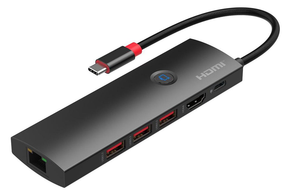 MicroConnect Premium USB-C to HDMI mini dock RJ45 4Ka60Hz 3x