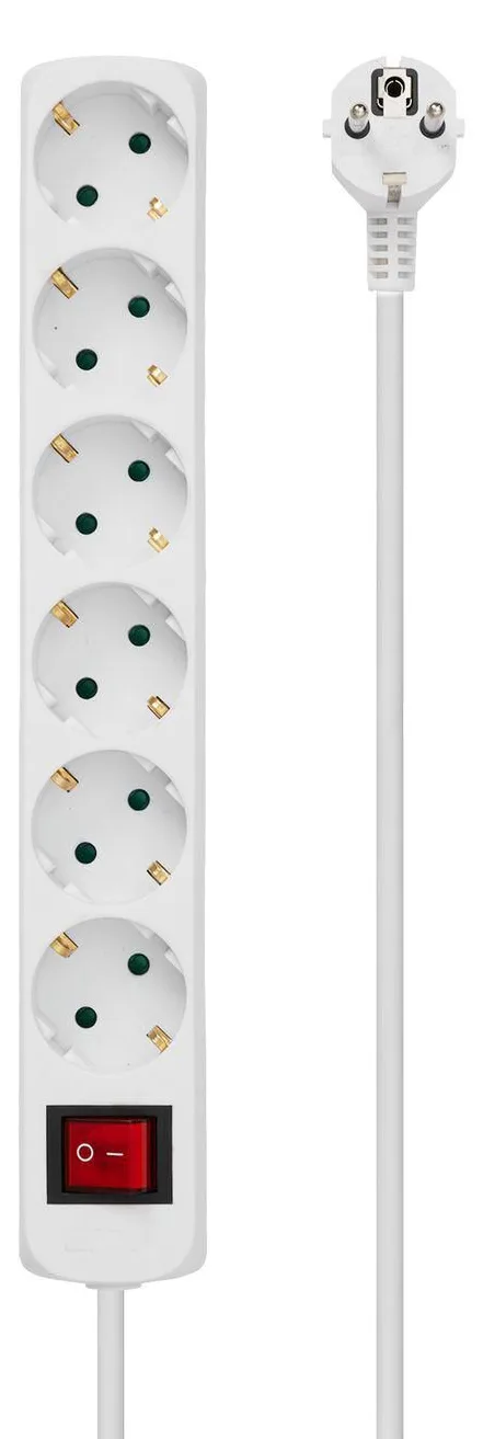 MicroConnect Steckdosenleiste - Eingabe, Eingang Stromversorgung - 3 m, Ansicht 4
