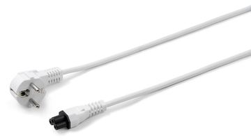 MicroConnect Stromkabel - IEC 60320 C5 bis CEE 7/7 (M) - Weiß von LumaTech