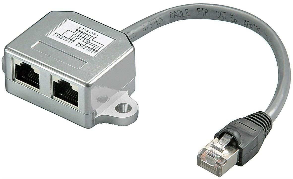 MicroConnect Y-ADAPTER - Netzwerk-Splitter - RJ-45 (M)
