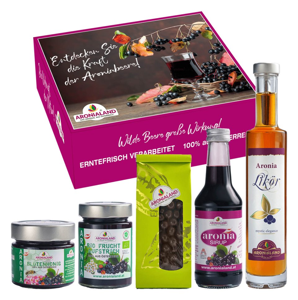 Aronia Geschenkset Wohlbefinden