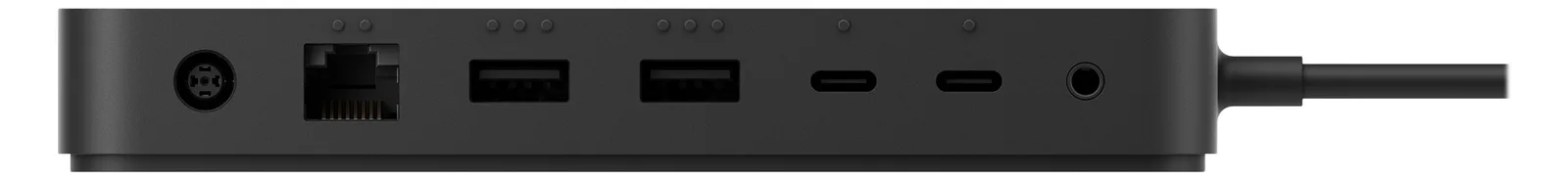 Microsoft Surface Thunderbolt 4 Dock - Kabelgebunden - Thunderbolt 4 - 2500 Mbit/s - Schwarz - Kensington - Microsoft, Ansicht 4