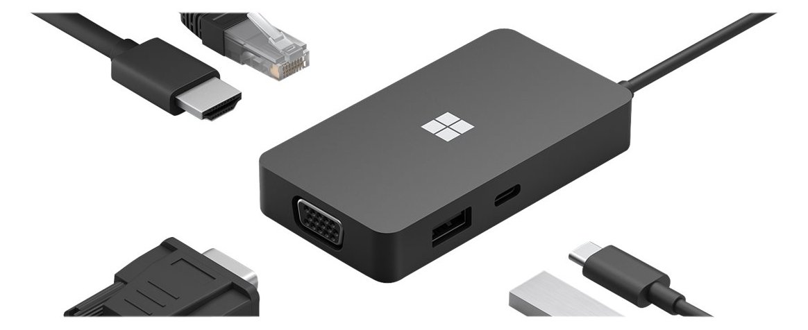 Microsoft USB-C Travel Hub - Dockingstation - USB-C
