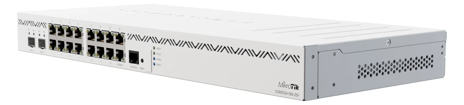 MikroTik Cloud Core Router CCR2004-16G-2S+ - Router, Ansicht 4