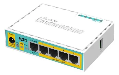 MikroTik RouterBOARD hEX lite RB750UPr2 - Router, Ansicht 3