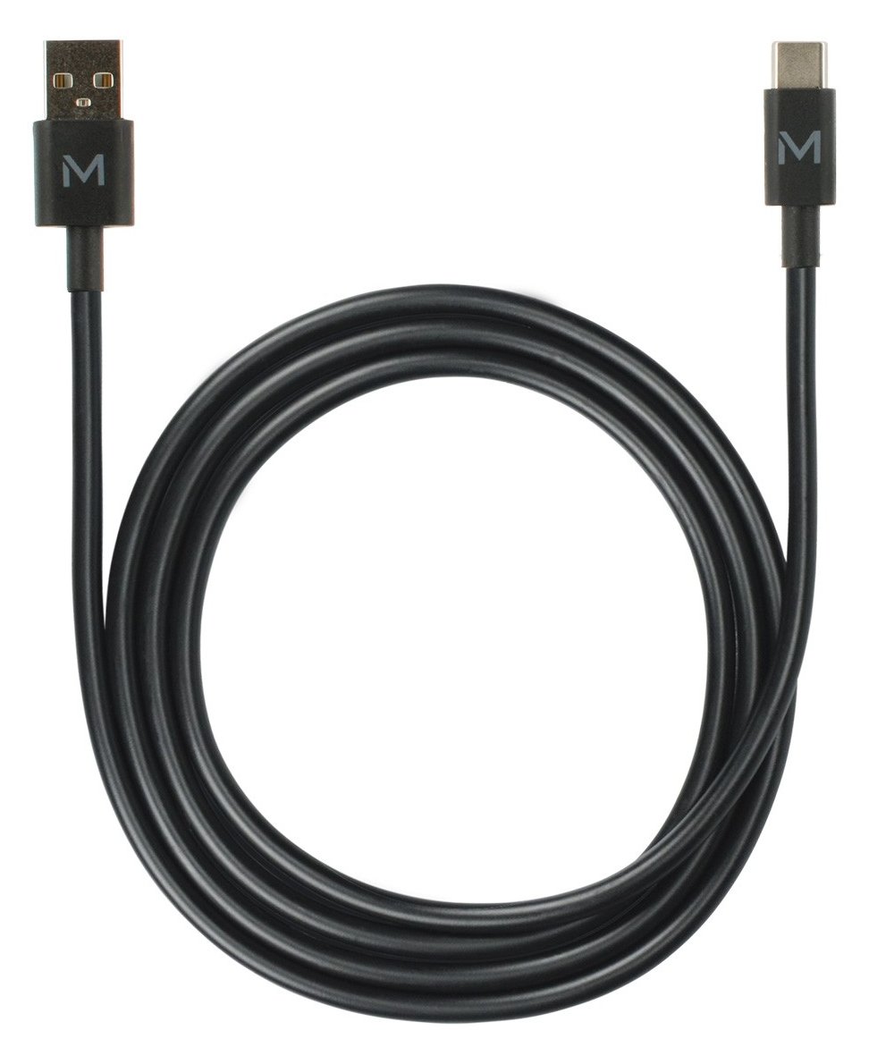 Mobilis Energia Cable - USB A C - 1m - Black