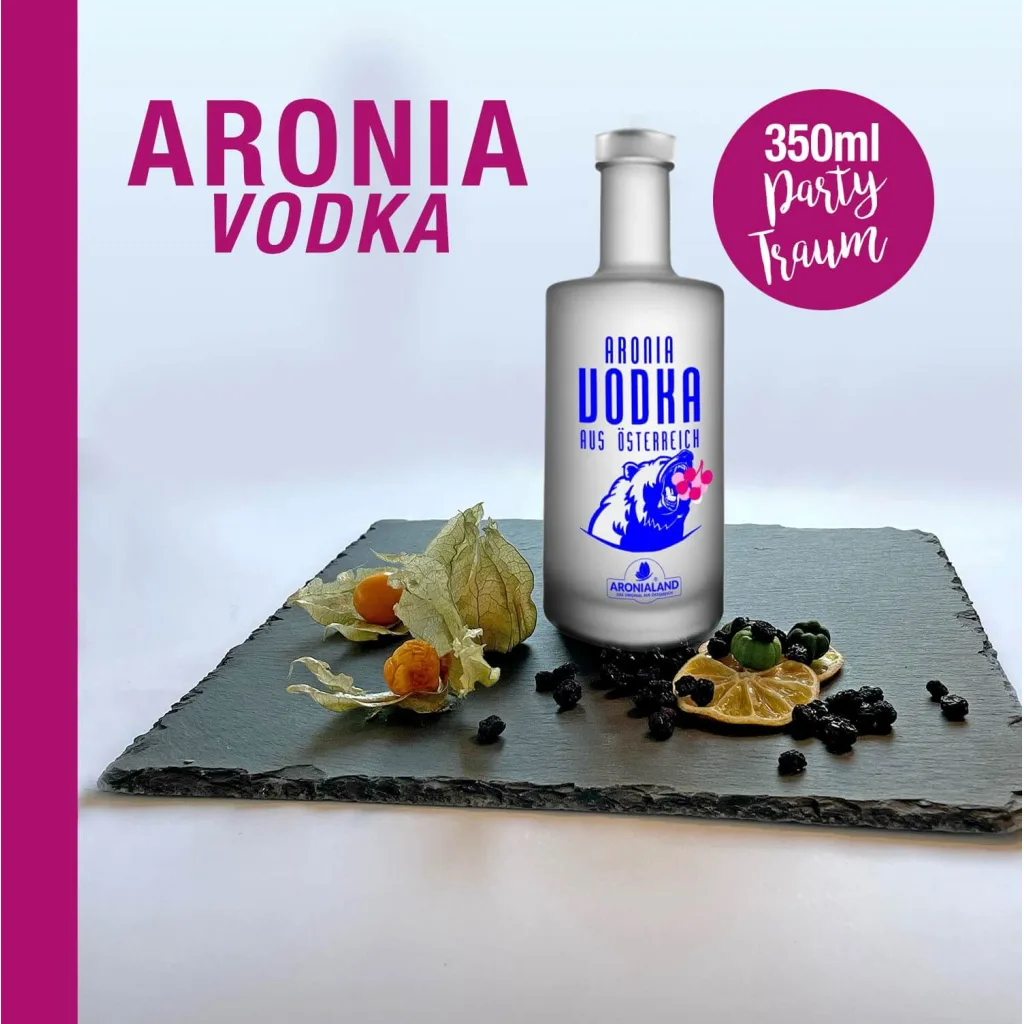 Aronia Vodka 350 ml — Bild 2
