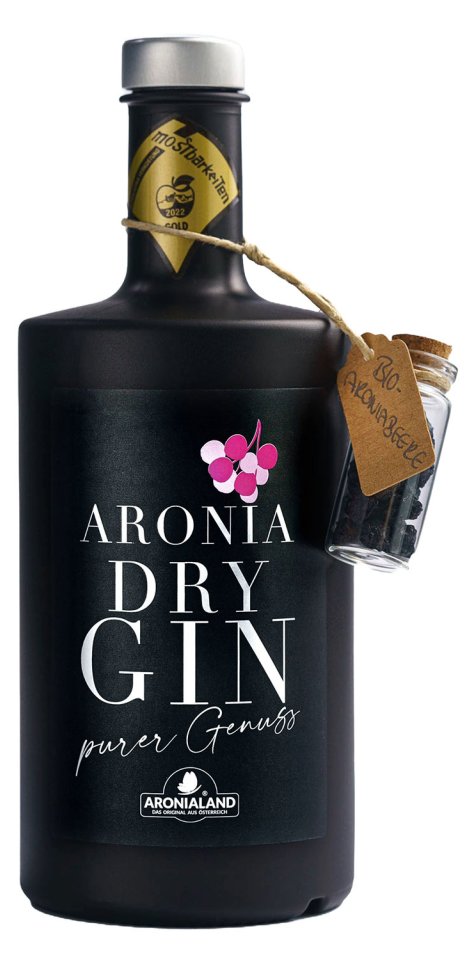 Aronia Dry Gin 350 ml Gold Prämiert