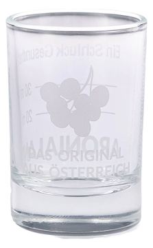 Messbecher Glas 50ml Trinkglas Eichstrich 20 ml und 30 ml