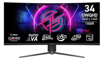 MSI MPG 346CQRFDE X24 - LED-Monitor - Gaming - gebogen - 86.4 cm (34) von LumaTech