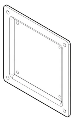 Neomounts by Newstar FPMA-VESA100 - Montagekomponente (VESA Adapterplatte), Ansicht 2