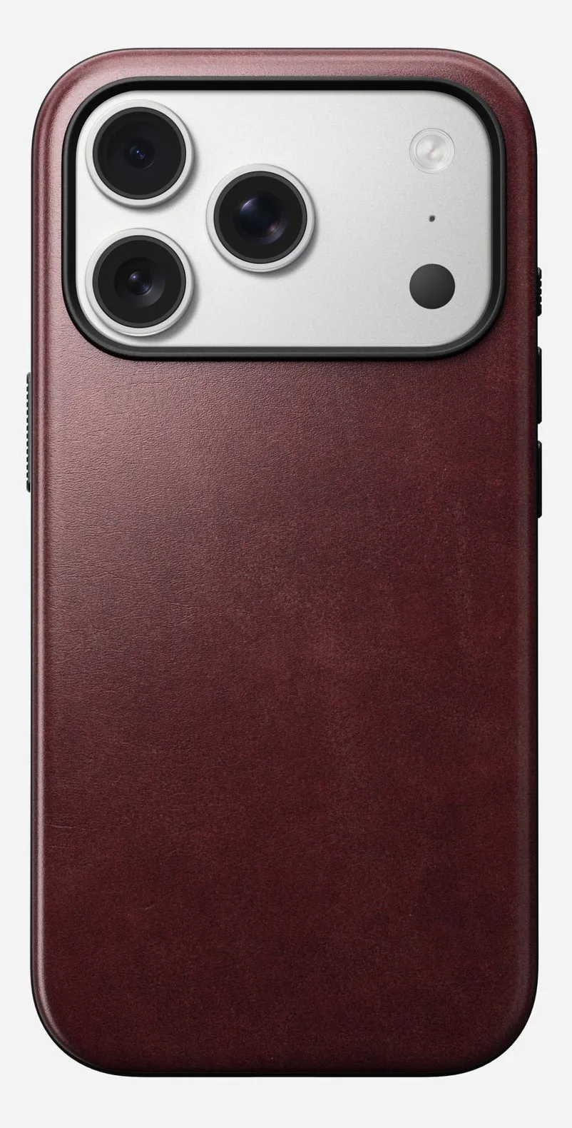 Nomad Modern Leather Case iPhone 17 Pro Burgundy Horween, Ansicht 3