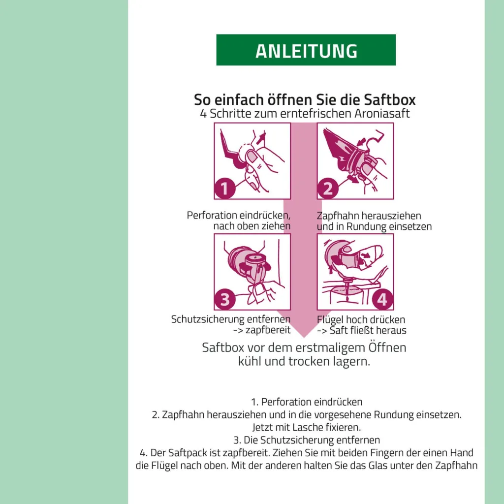 Bio-Aroniasaft 3 x 3L – 100 % Direktsaft aus Österreich, 1.629 mg OPC pro 50 ml, Ansicht 10