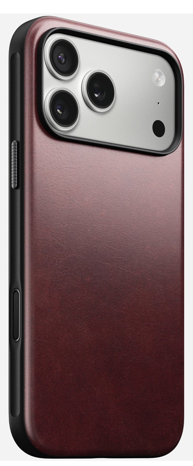 Nomad Modern Leather Case iPhone 17 Pro Max Burgundy Horween