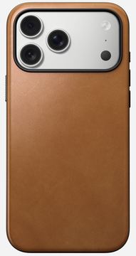 Nomad Modern Leather Case iPhone 17 Pro Max English Tan von LumaTech