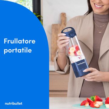 NutriBullet Portable Smoothie Maker navy blau von LumaTech