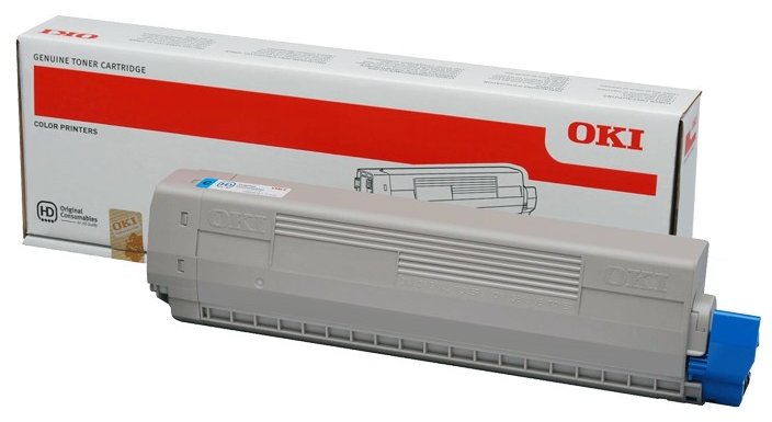 OKI Cyan - Original - Tonerpatrone - für C831cdtn