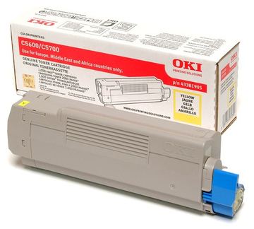 OKI Gelb - Original - Tonerpatrone - für C5600 von LumaTech