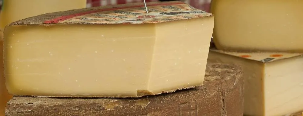 Almgourmet - Hartkäse aus Südtirol - 2 Stück je 400g - 12 Monate gereift - Herzhafter Urtyroler Käse mit würzigem Geschmack — Bild 4