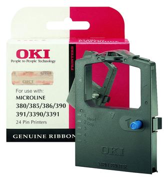 OKI Schwarz - Farbband - für Microline 3390 von LumaTech