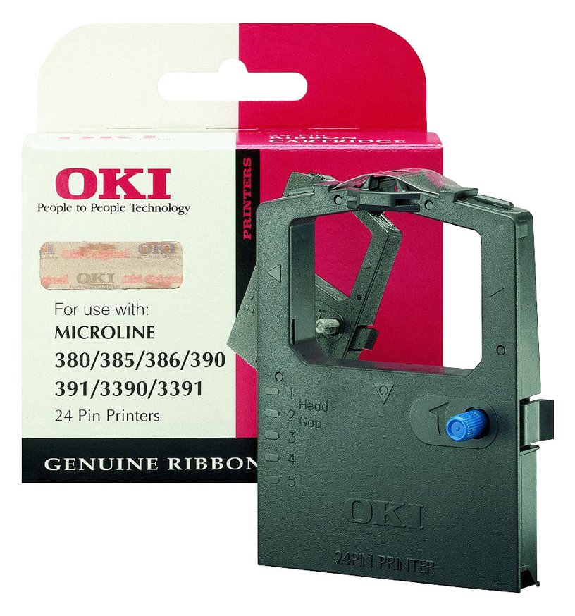 OKI Schwarz - Farbband - für Microline 3390