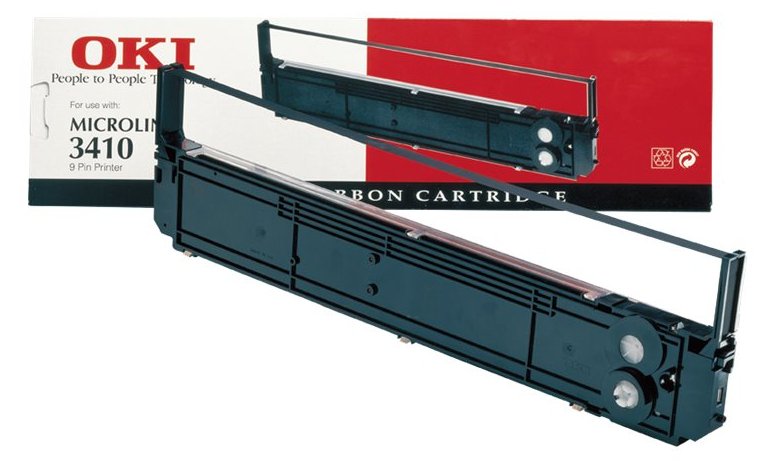 OKI Schwarz - Farbband - für Microline 3410