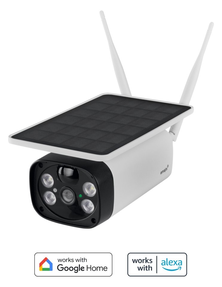 Omajin Netzwerkkamera OMA-OSC-01-EU Solar/Akku/HD/Alarmsystem - Netzwerkkamera